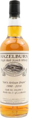 Hazelburn 1998 Ian's Artisan Dram Private Bottling 04/284-1 51% 700ml