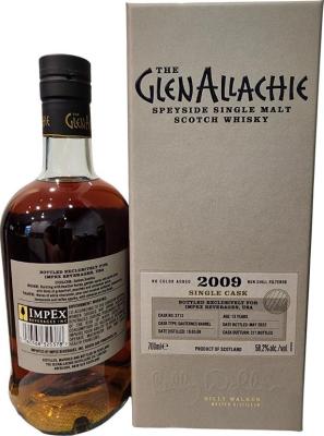 Glenallachie 2009 Single Cask Sauternes Barrel ImpEx Beverages 58.2% 700ml