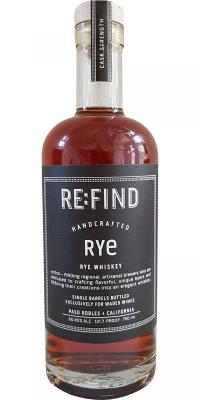 Re:Find Handcrafted Rye Cask Strength Wades Wines Exclusive 60.85% 750ml