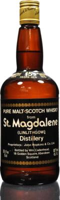 St. Magdalene 1964 CA Dumpy Bottle Black Label 45.7% 750ml