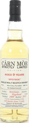 Benrinnes 2009 MMcK Carn Mor Strictly Limited Edition 46% 700ml