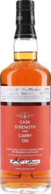 BenRiach 1996 Cask Strength and Carry On PX Sherry Hogshead #5614 55.2% 700ml