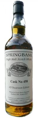 Springbank 1995 Private Bottling Fresh sherry #458 54.7% 700ml