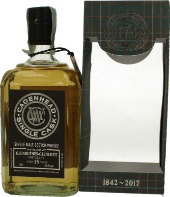 Glenrothes 2002 CA Single Cask Bourbon Hogshead The Specialist's Choice 58.2% 700ml