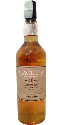 Caol Ila 10yo Unpeated Style Diageo Special Releases 2009 1st Fill Bourbon Barrels 65.8% 750ml