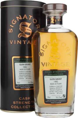 Glen Grant 1992 SV Cask Strength Collection 55412 + 13 53.7% 700ml