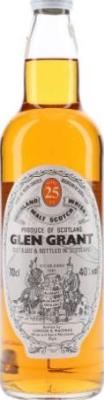 Glen Grant 25yo GM Licensed Bottling Cork stopper 40% 700ml