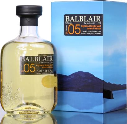 Balblair 2005 1st Release Bourbon Casks 46% 700ml