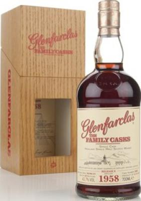 Glenfarclas 1958 The Family Casks Release X Sherry Hogshead #2062 43.7% 700ml