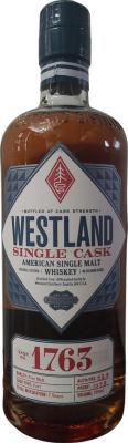 Westland Cask No. 1763 Single Cask Release Port 53.9% 700ml