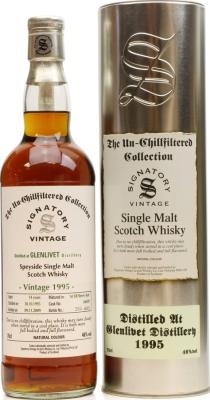 Glenlivet 1995 SV The Un-Chillfiltered Collection 1st Fill Sherry Butt #144352 46% 700ml