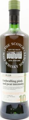 Bunnahabhain 2006 SMWS 10.118 Enthralling pink and peat intensity 1st Fill Ex-Port Barrique 60.6% 700ml