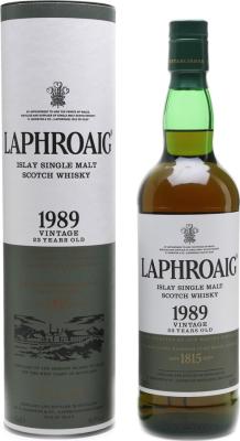 Laphroaig 1989 Vintage Sweden Norway & Finland 48.9% 700ml