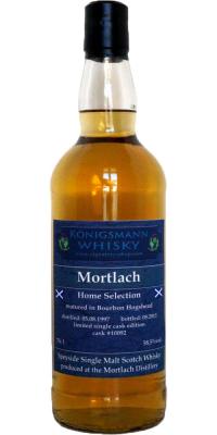 Mortlach 1997 Km Home Selection Bourbon Hogshead #10092 58.5% 700ml