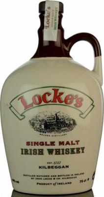 Locke's Irish Whisky Ceramic Jug 40% 750ml