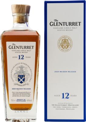 Glenturret 12yo 2020 Maiden Release European Oak Casks 46% 700ml