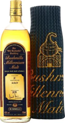 Bushmills 1975 Millennium Malt Cask no.241 Selected for Anne Davey Orr 43% 700ml