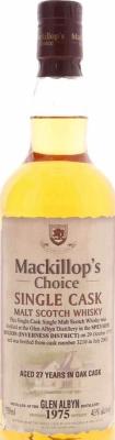 Glen Albyn 1975 McC Single Cask Oak Cask Medek Wine and Spirits New York 43% 750ml