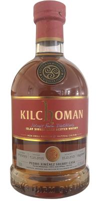 Kilchoman 2015 PX Sherry Hogshead 60.2% 750ml