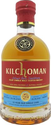 Kilchoman 2010 ImpEx Cask Evolution 03 2022 Bourbon ImpEx Beverages Inc 54.6% 750ml