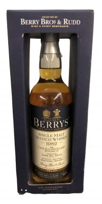 Caol Ila 1982 BR Berrys Own Selection for LMDW Refill Hogshead 6502 54.8% 700ml