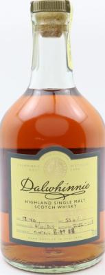 Dalwhinnie 12yo Hand-Filled Distillery Exclusive Re-charred sherry 53.6% 700ml