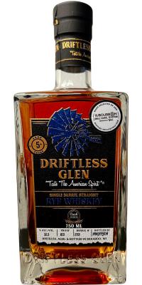 Driftless Glen 5yo Single Barrel Straight Rye Whisky r Bourbon S.B.S 51.5% 750ml