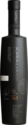 Octomore Edition 14.1 128.9 PPM The Impossible Equation 1st-Fill Bourbon 59.6% 750ml