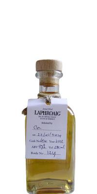 Laphroaig 2002 Handfilled Distillery only Bourbon #6930 57% 250ml