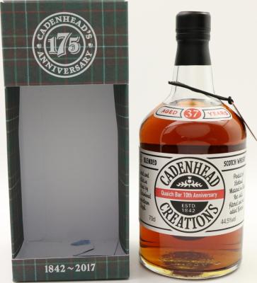 Creations 37yo CA Quaich Bar 10th Anniversary Sherry 44.5% 700ml