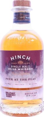 Hinch Peek at the Peat BWW 2022 Belfast Whisky Week 2022 50% 700ml