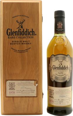 Glenfiddich 1978 Rare Collection American Oak Hogshead #28152 50.7% 750ml