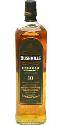 Bushmills 10yo New Edition Bourbon seasoned Barrels and Sherry Casks 40% 1000ml