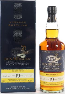 Tobermory 1995 IM Dun Bheagan Butt #1289 46% 700ml