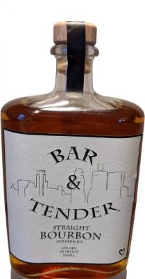 Bar & Tender Straight Bourbon Whisky 53 Gallon Oak Barrels Barrel 6 45% 750ml