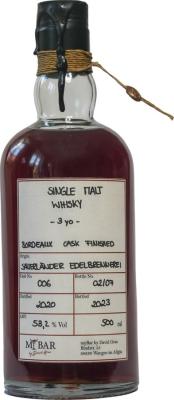 Single Malt Whisky 2020 myBar Bordeaux Cask 53.2% 500ml