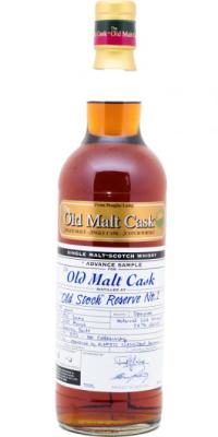 Old Stock Reserve # Advance Sample for the Old Malt Cask Sherry Butt DL 1550 Alambic Classique 54.7% 700ml