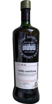 Glenturret 2009 SMWS 16.43 Oddly satisfying Re-Charred Hogshead 62.4% 700ml