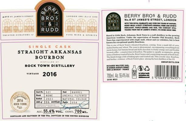 Rock Town 2016 BR Barrel 55.4% 700ml