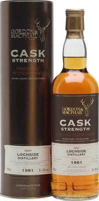 Lochside 1981 GM Cask Strength Refill Sherry Hogshead #762 51.2% 700ml