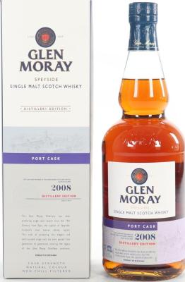 Glen Moray 2008 Distillery Edition Port 61% 700ml