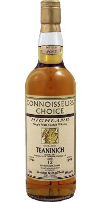 Teaninich 1994 GM Connoisseurs Choice 46% 750ml