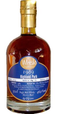 Highland Park 1989 WCh Sherry Butt private 46% 500ml
