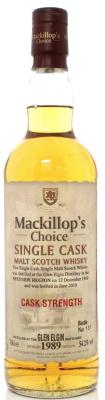 Glen Elgin 1989 McC Single Cask Bourbon #67 54.2% 700ml