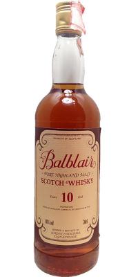 Balblair 10yo GM Licensed Bottling Screw cap 40% 700ml