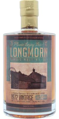 Longmorn 1972 UD Whiskystamps Refill Sherry Cask WSSP1210 Private Bottling 59.1% 700ml
