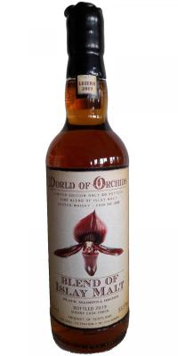 Blend of Islay Malt Black Madonna Orchid JW World of Orchids Sherry Cask Finish #208 Luzern 2019 53.5% 700ml