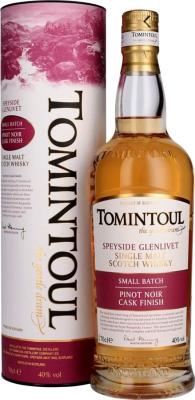 Tomintoul Pinot Noir Small Batch ex-Bourbon Pinot Noir Finish 40% 700ml