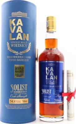 Kavalan Solist Vinho Barrique W120614017 54.8% 700ml