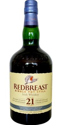 Redbreast 21yo 1st fill Bourbon & 1st fill Oloroso 46% 700ml